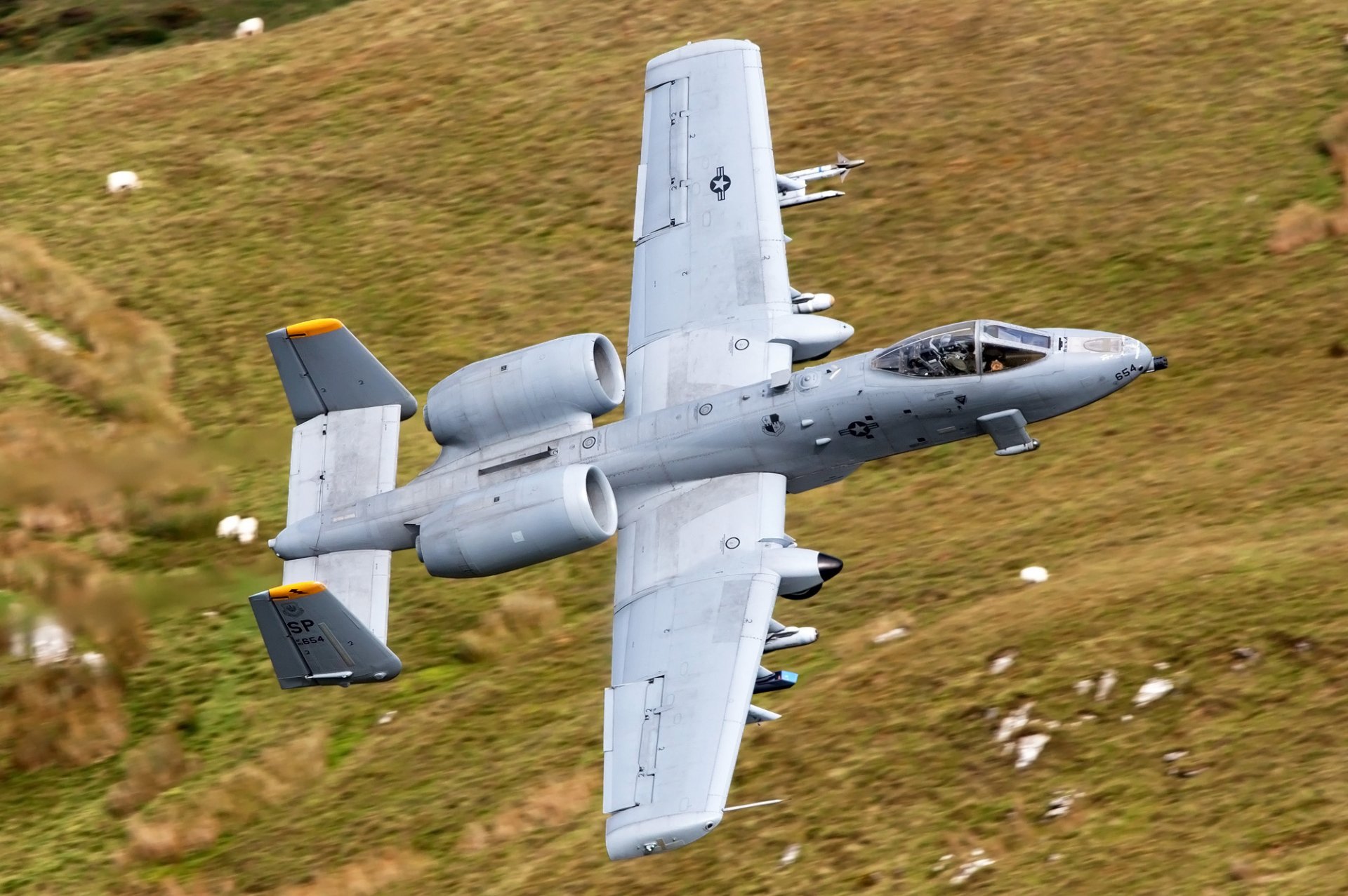 a-10 thunderbolt ii avion d attaque cabine pilote