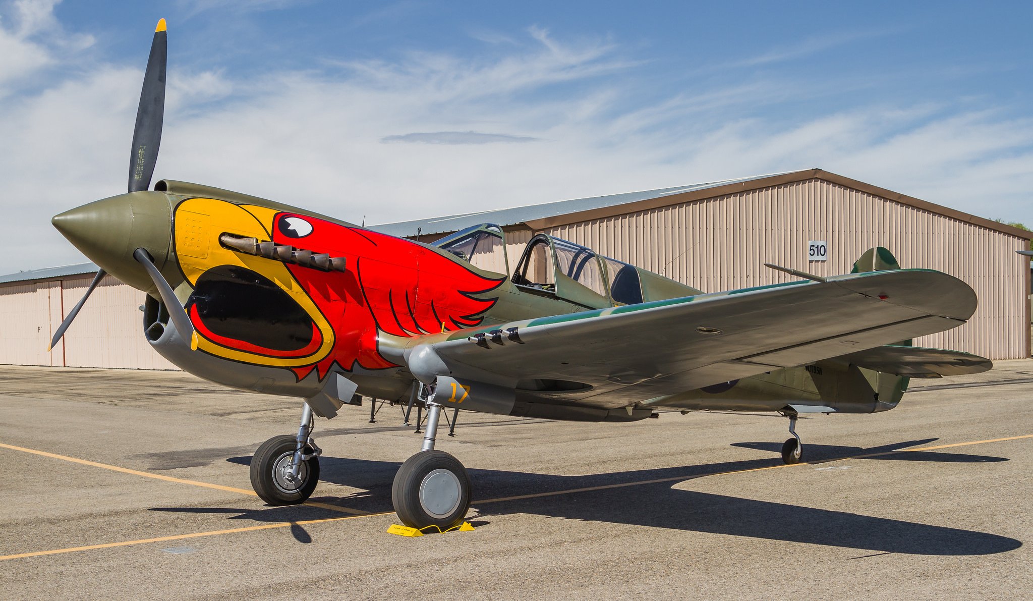 r-40s kitihawk myśliwiec lotnisko