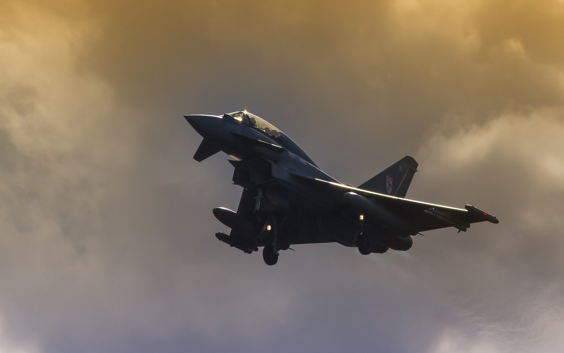 eurofighter typhoon avión de combate cielo