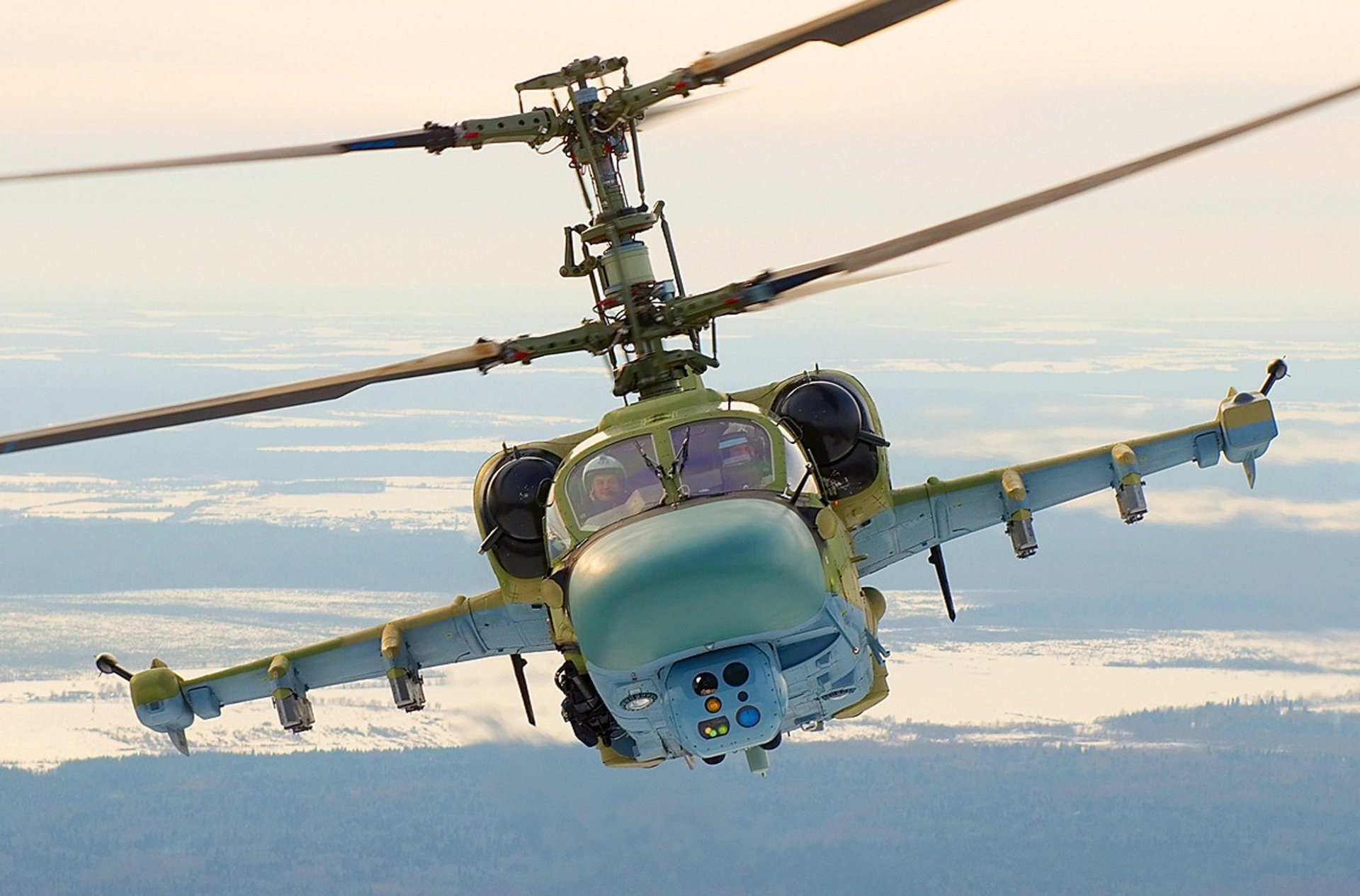 ka-52 alligator combat air force russie pilote altitude hiver ka - 52 alligator combat hélicoptère russie vol hiver