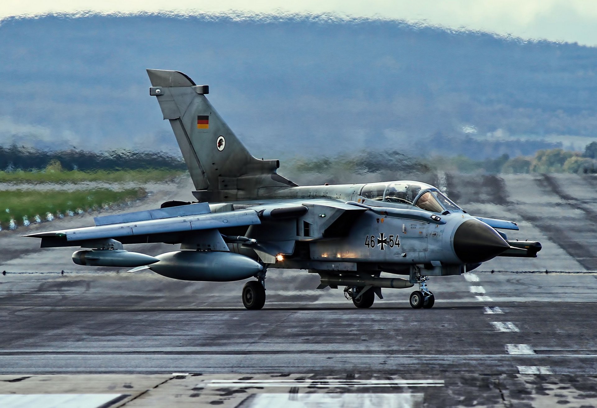 panavia tornado allemand combattant bombardier aérodrome