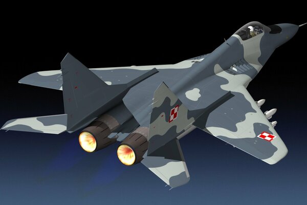 Wielozadaniowy myśliwiec MiG - 29 . Przystojniak