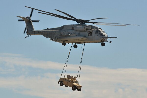 Sikorsky military helicopter model CH-53E