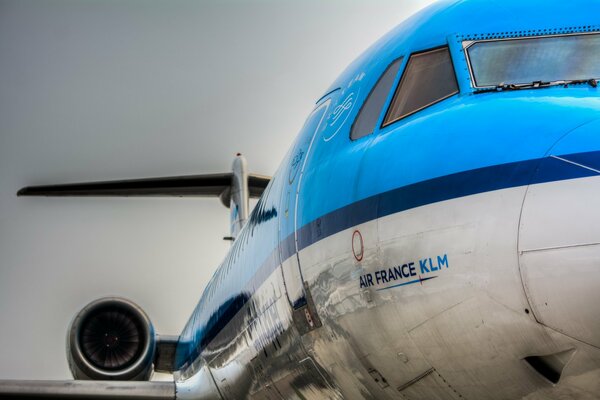 Avión de pasajeros de la campaña air france