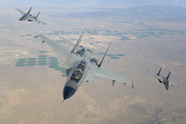 Su-30 mki fighter on exercises in India