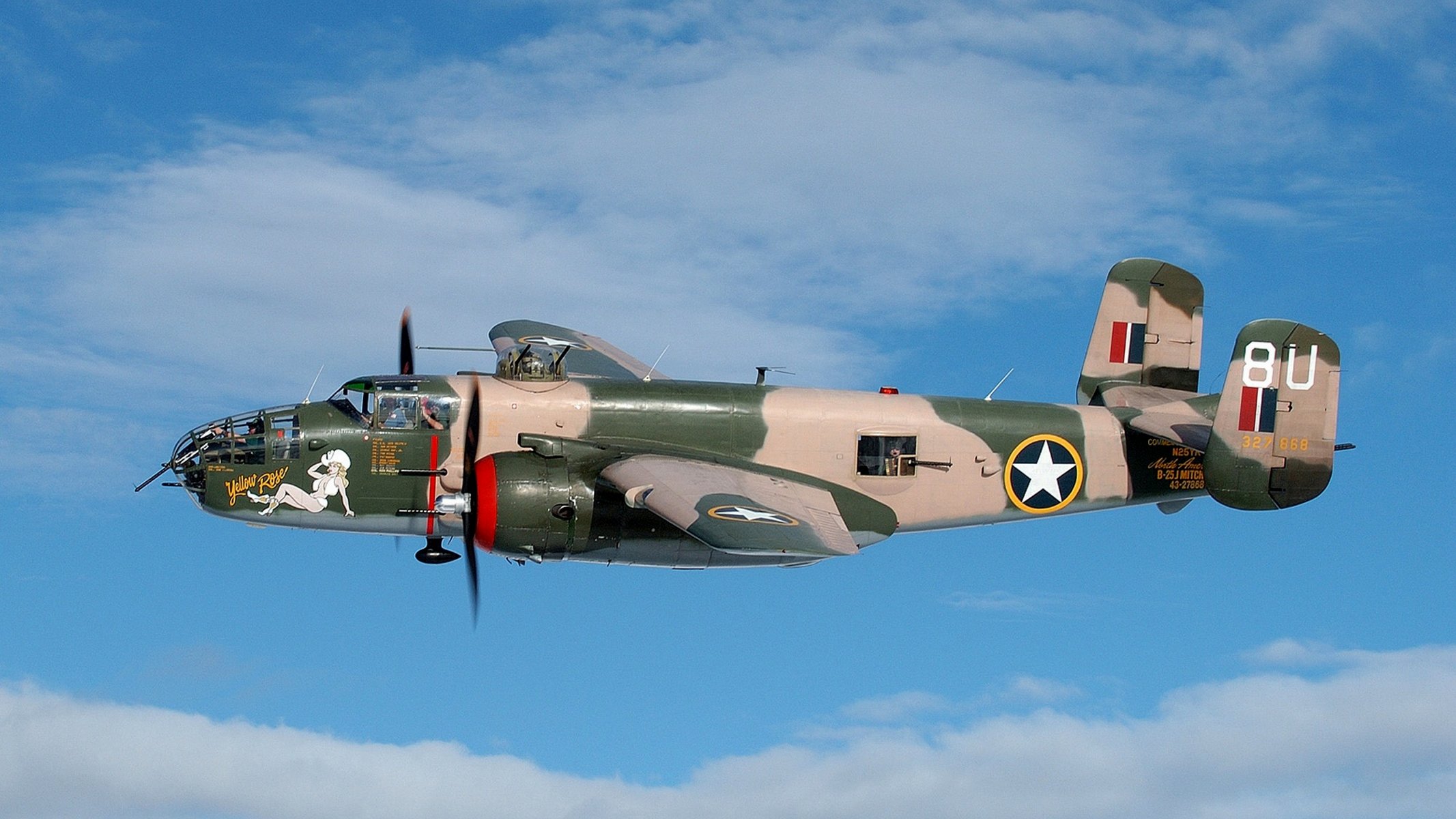 b-25 mitchell nordamericano bimotore cinque posti bombardiere stati uniti