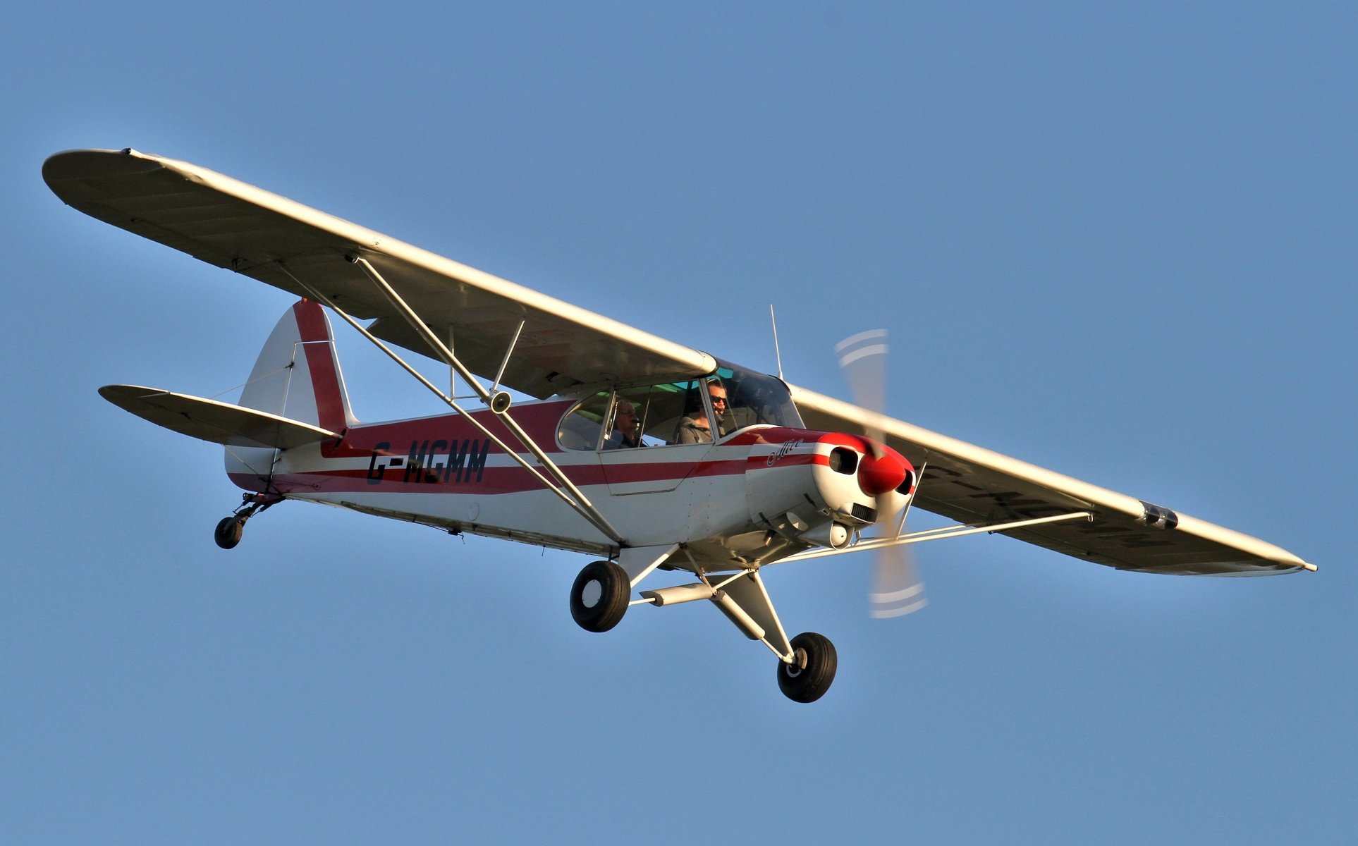 piper pa-18 super cab piper pa - 18 super cub américain double avion usage général