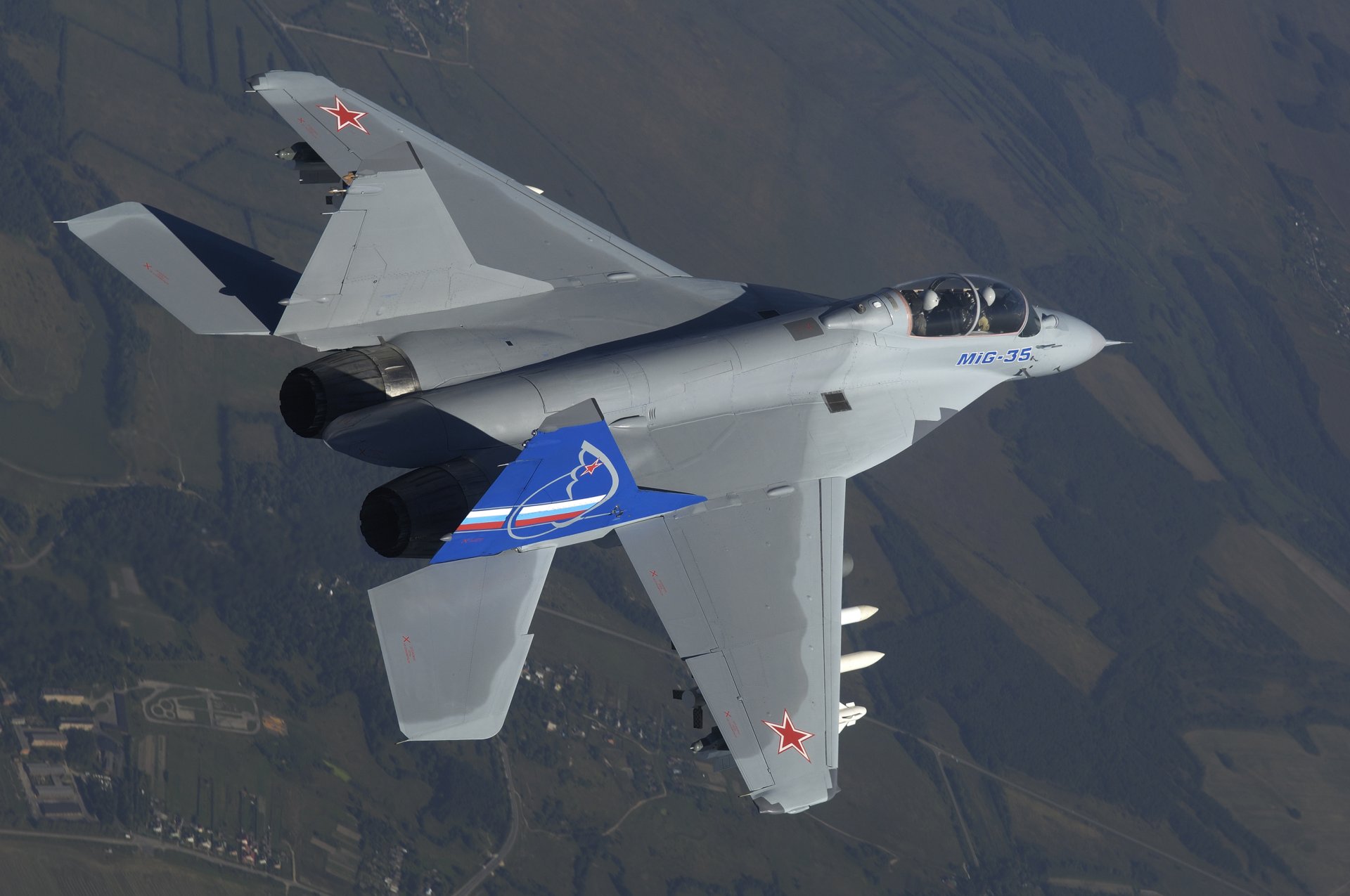 mig-35 russische luftwaffe fulcrum-f okb von mikoyan in der luft