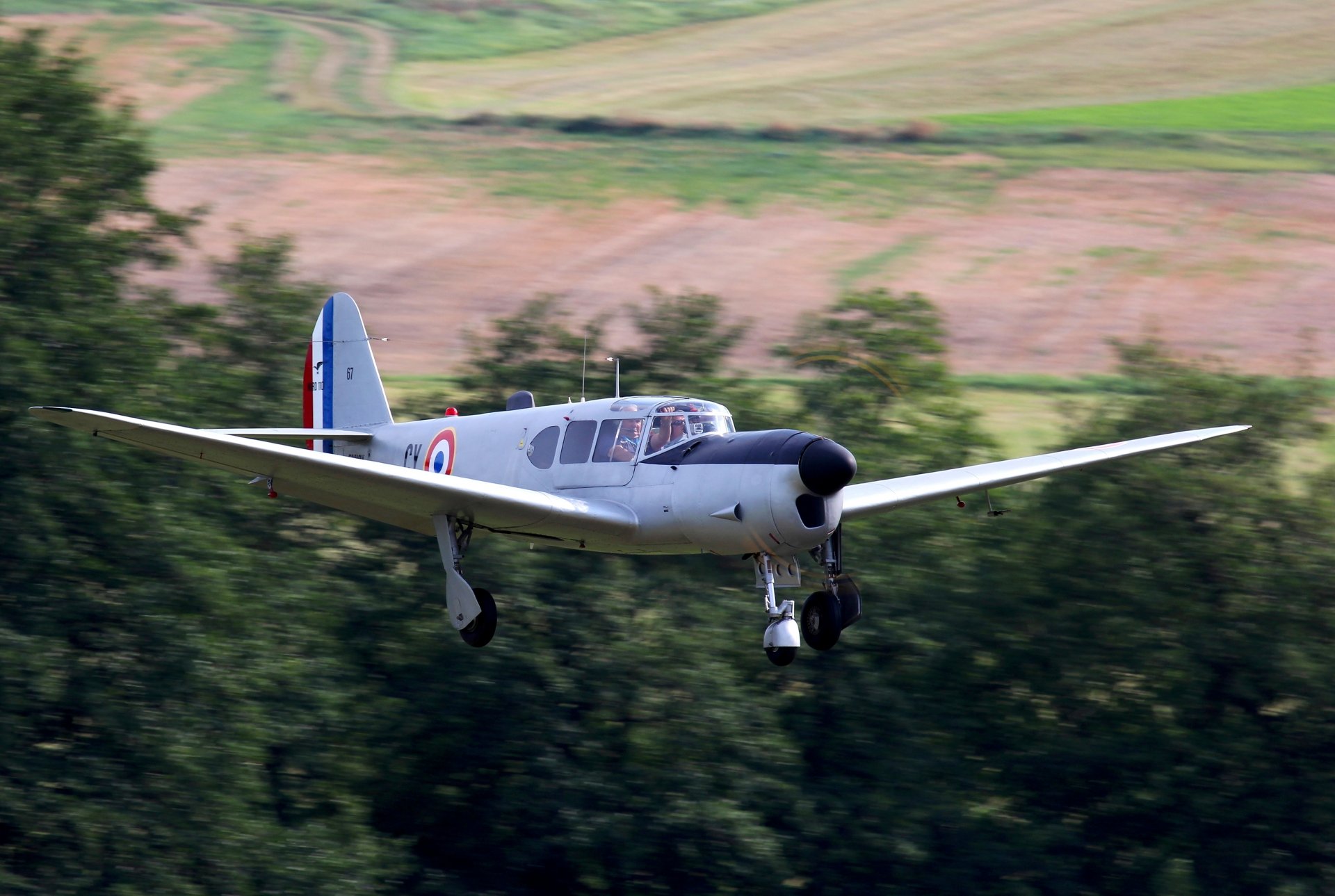 nord 1101 noralpha messerschmitt me.208 french-german lightweight multipurpose monoplane background blur