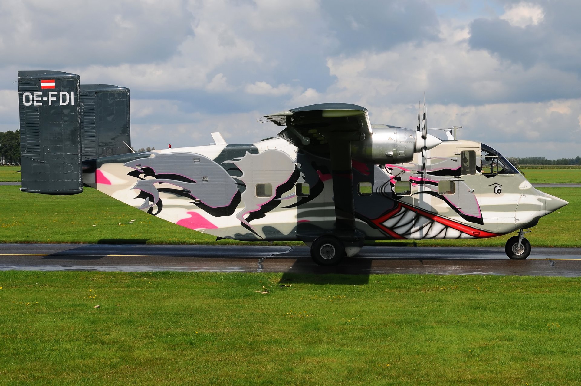 breve sc.7 skyvan transporte avión