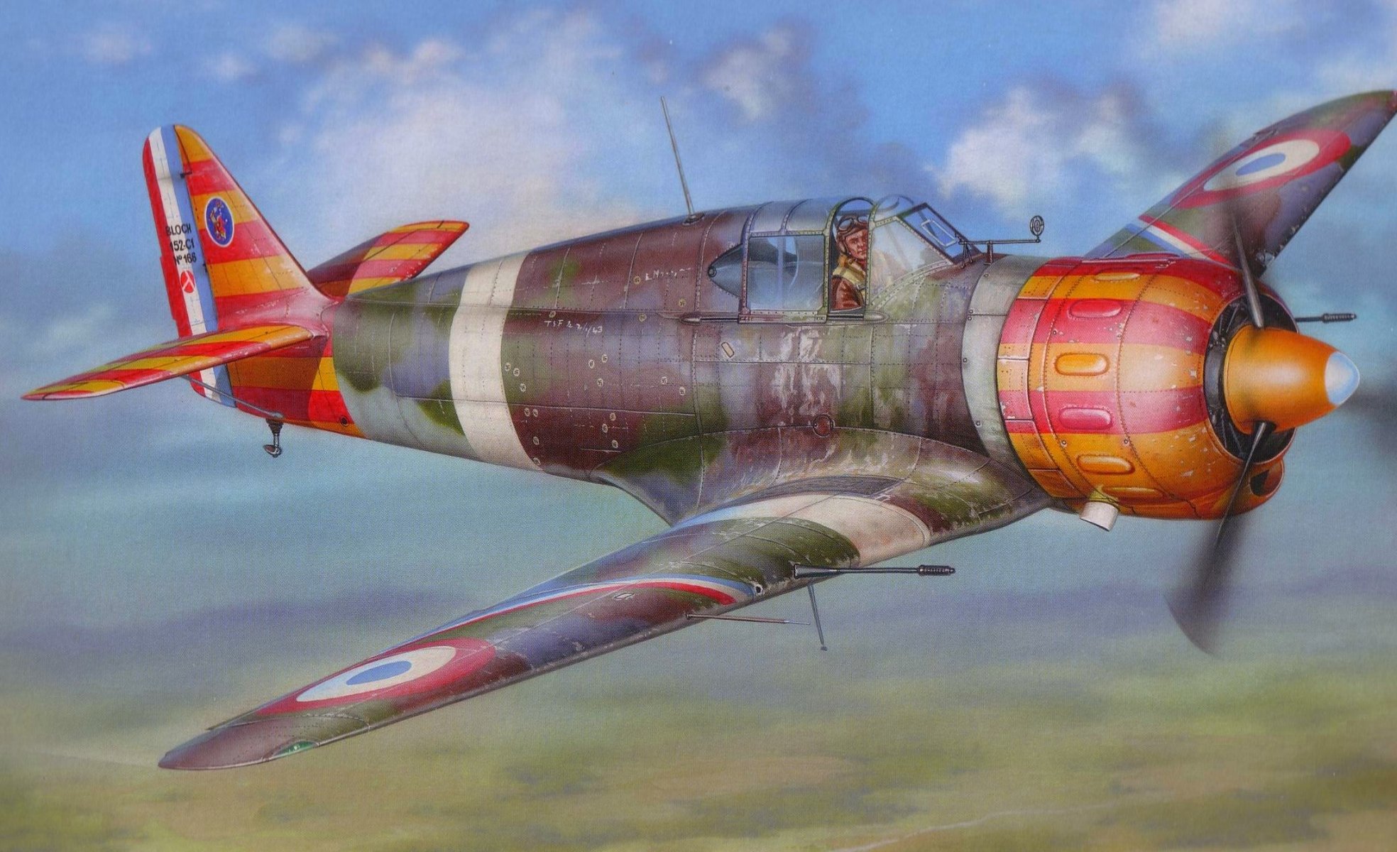 art bloch mb.150 french monoplane fighter times second world war picture