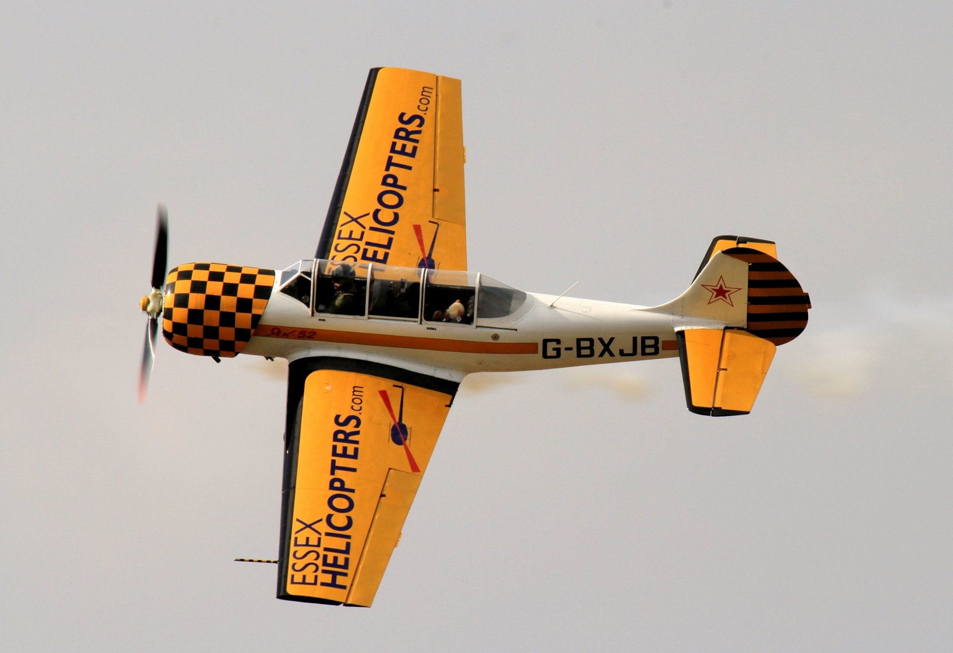 cielo yak 52 yak-52 soviético entrenamiento deportivo avión