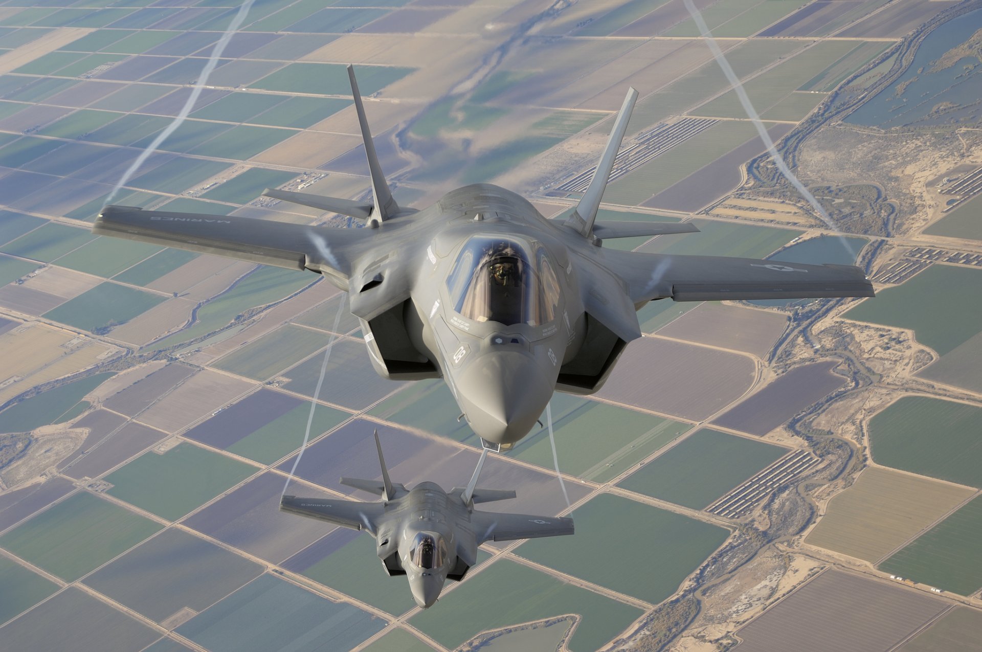 f-35b lightning ii kampfjets bomber fliegen boden