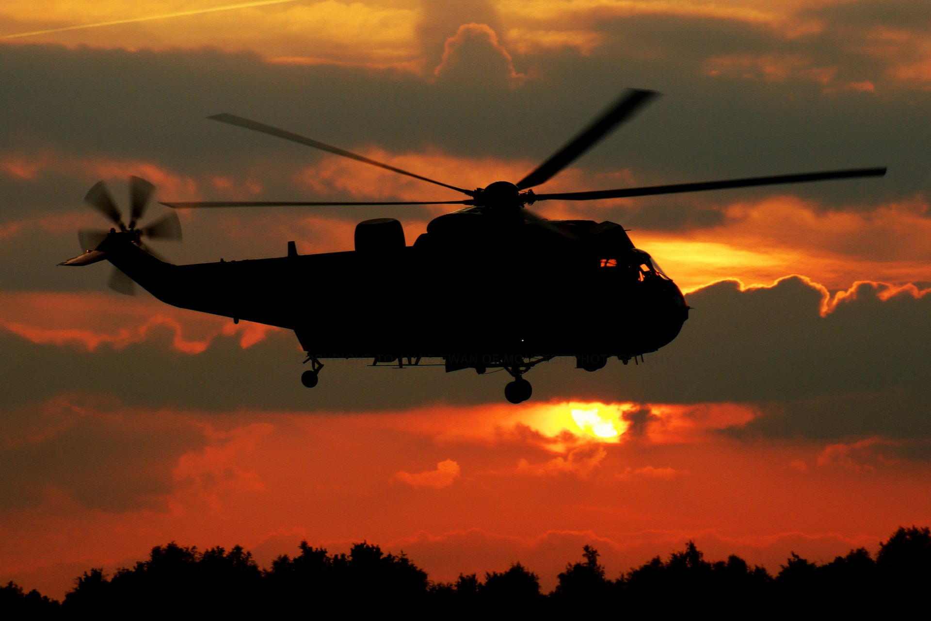 ea king sea king transport silhouette