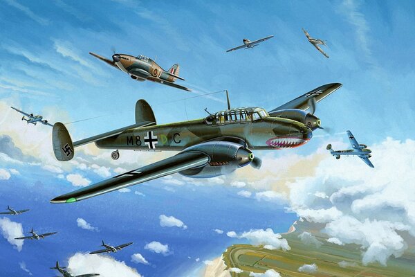 Picture of the Battle of Britain World War II