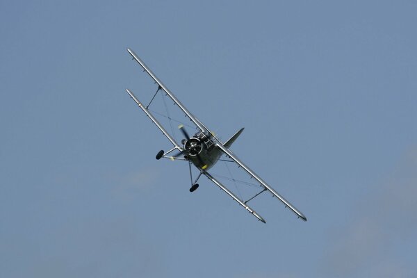 Multi-purpose aircraft soaring in the sky