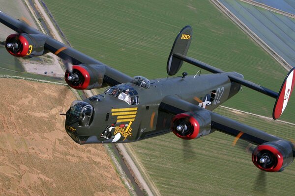 Samolot skonsolidowany B-24 bombowiec Liberator