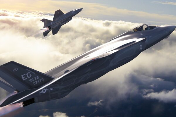 Fifth-generation fighter and bomber F-35