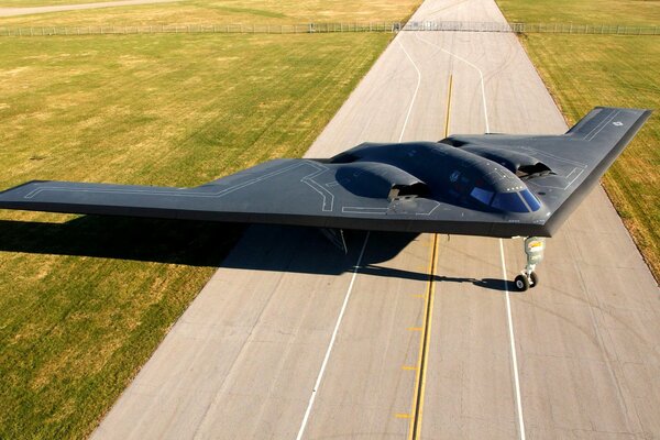 Bomber spirit at the airfield is being prepared