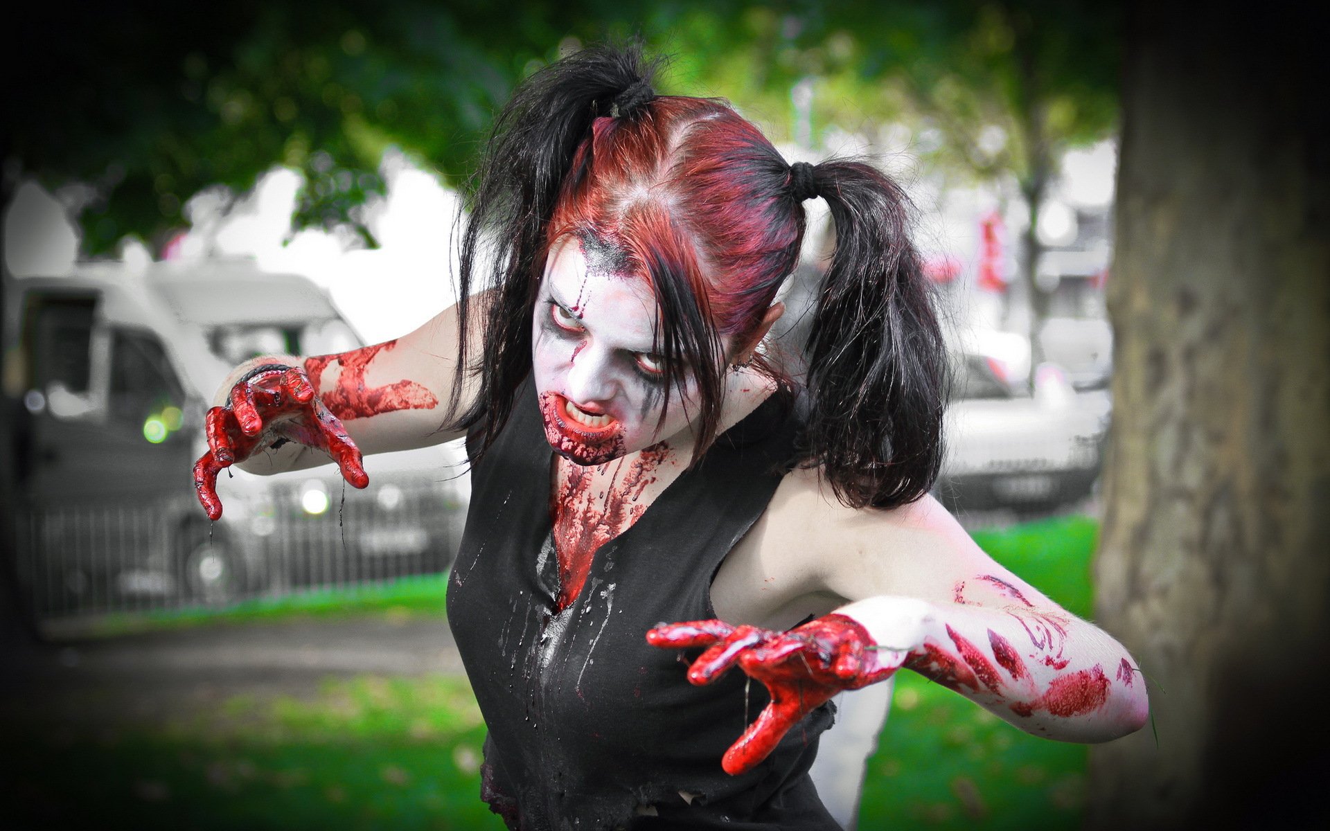 jour de zombie fille vacances