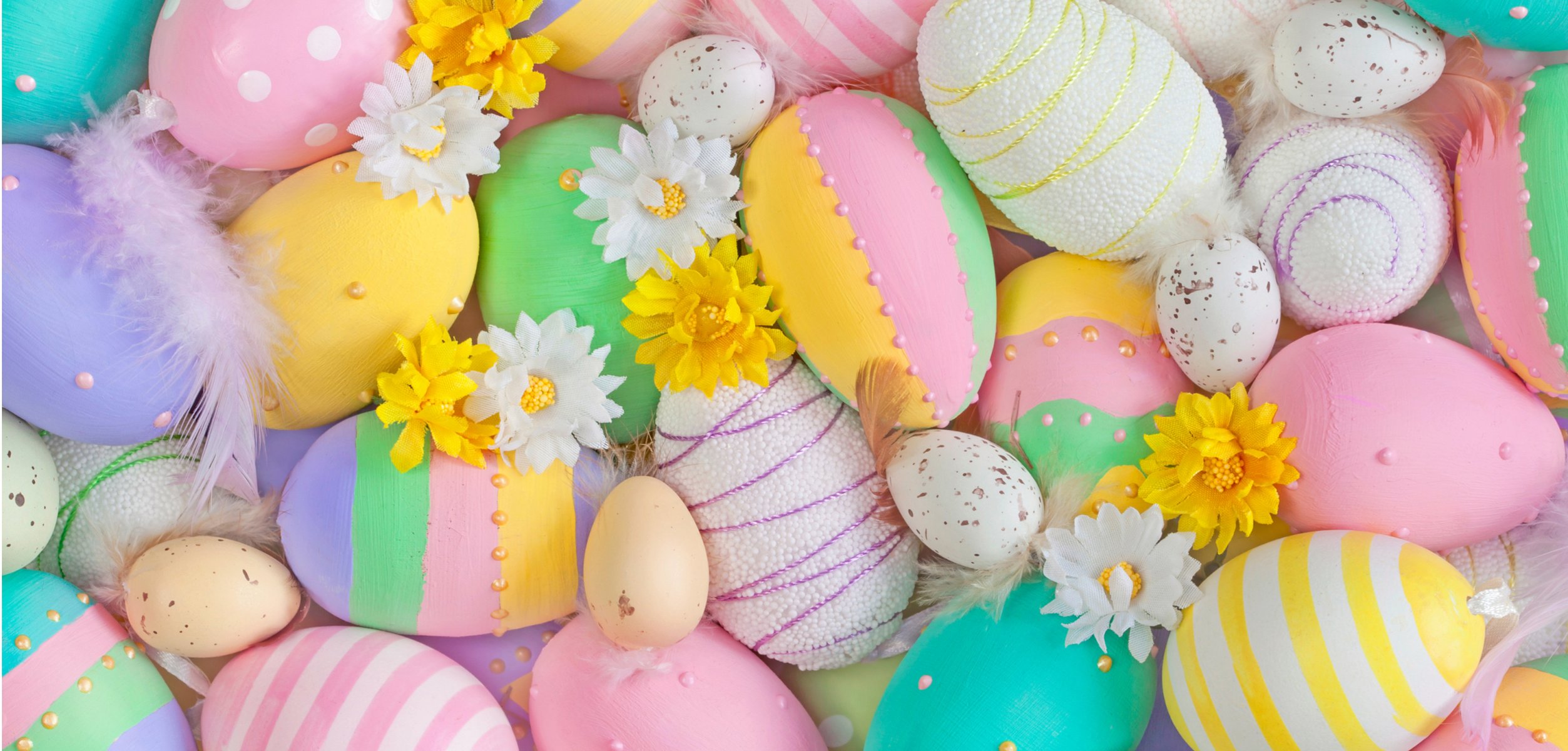 easter eggs flower