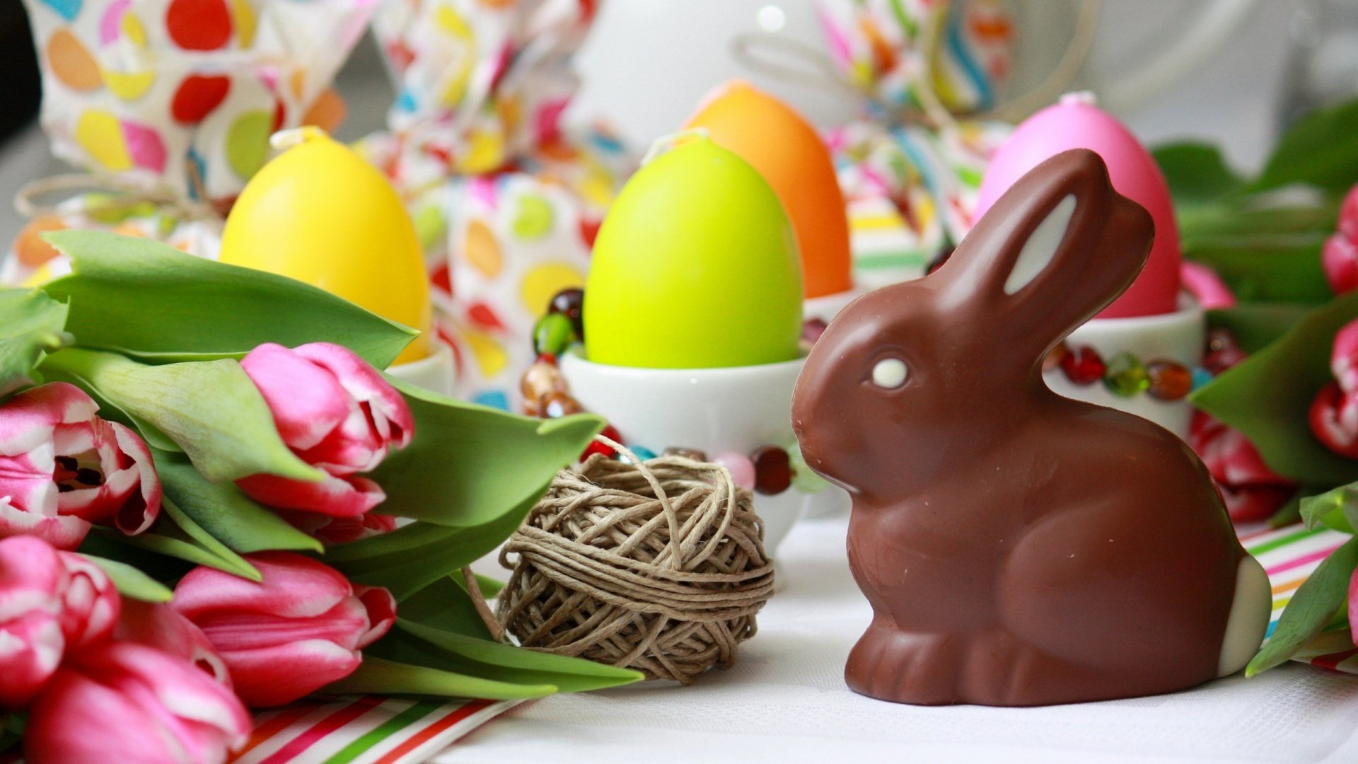 pasqua uova lepre al cioccolato vacanza