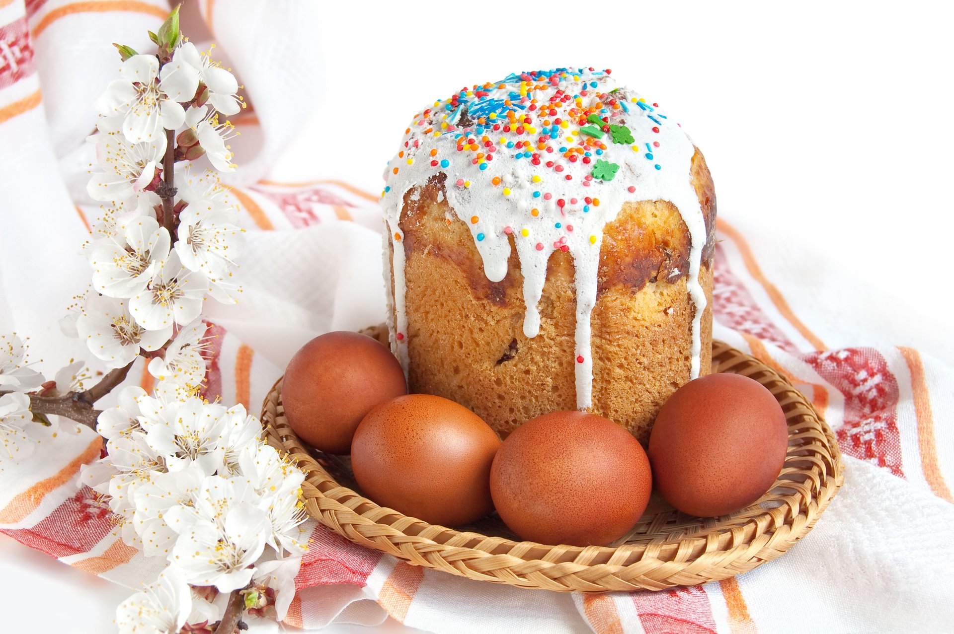 kuchen eier feiertag ostern zweig blumen