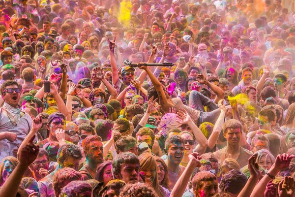 Blumenfest auf den Straßen der Stadt