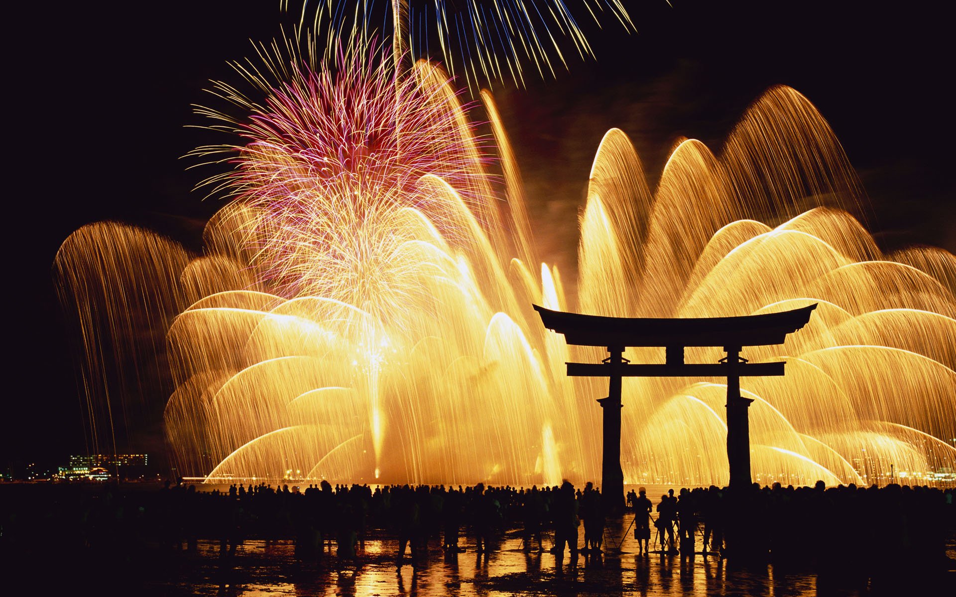 japan fireworks night