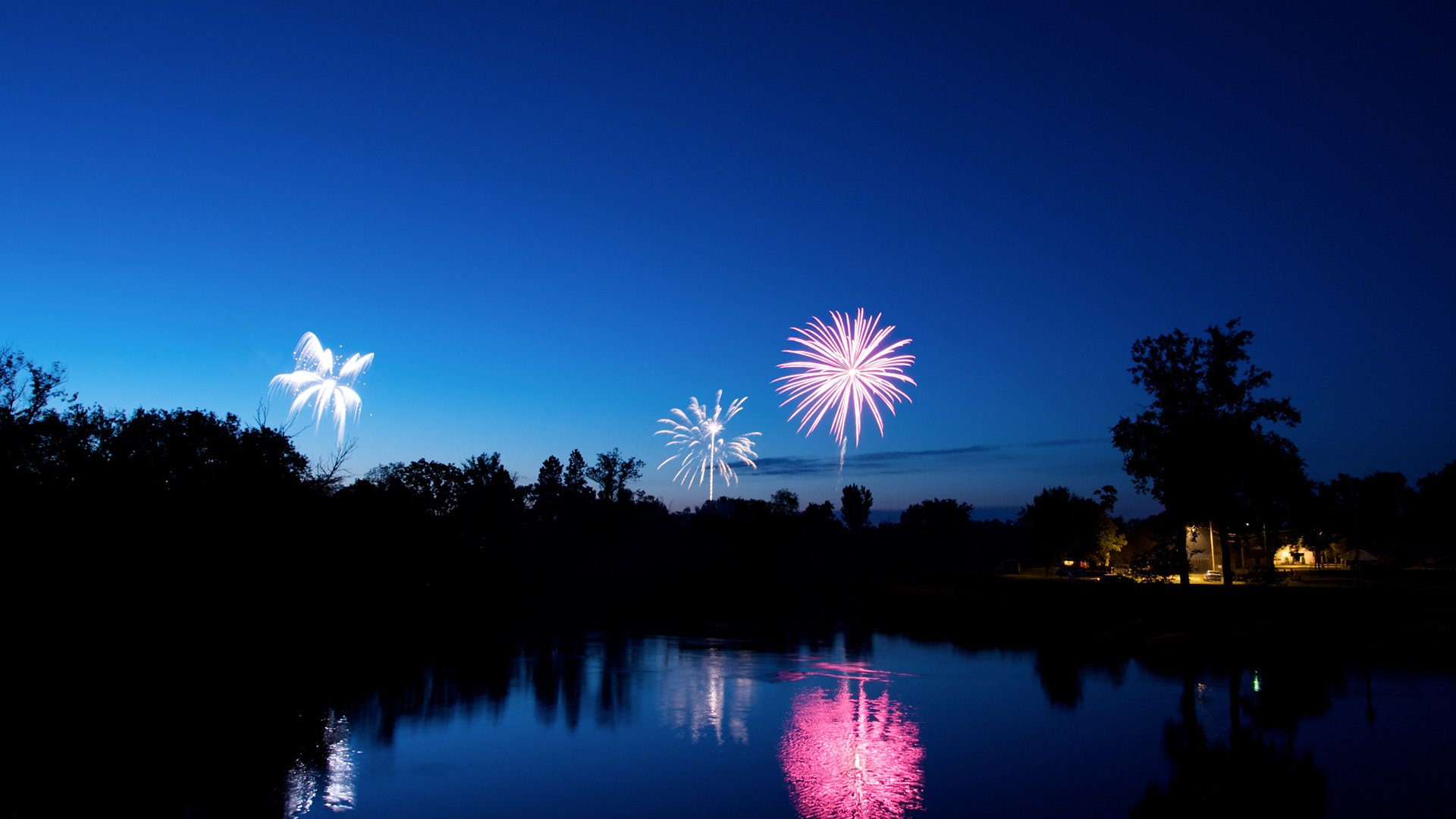 festa celebrazione saluto notte oscurità città