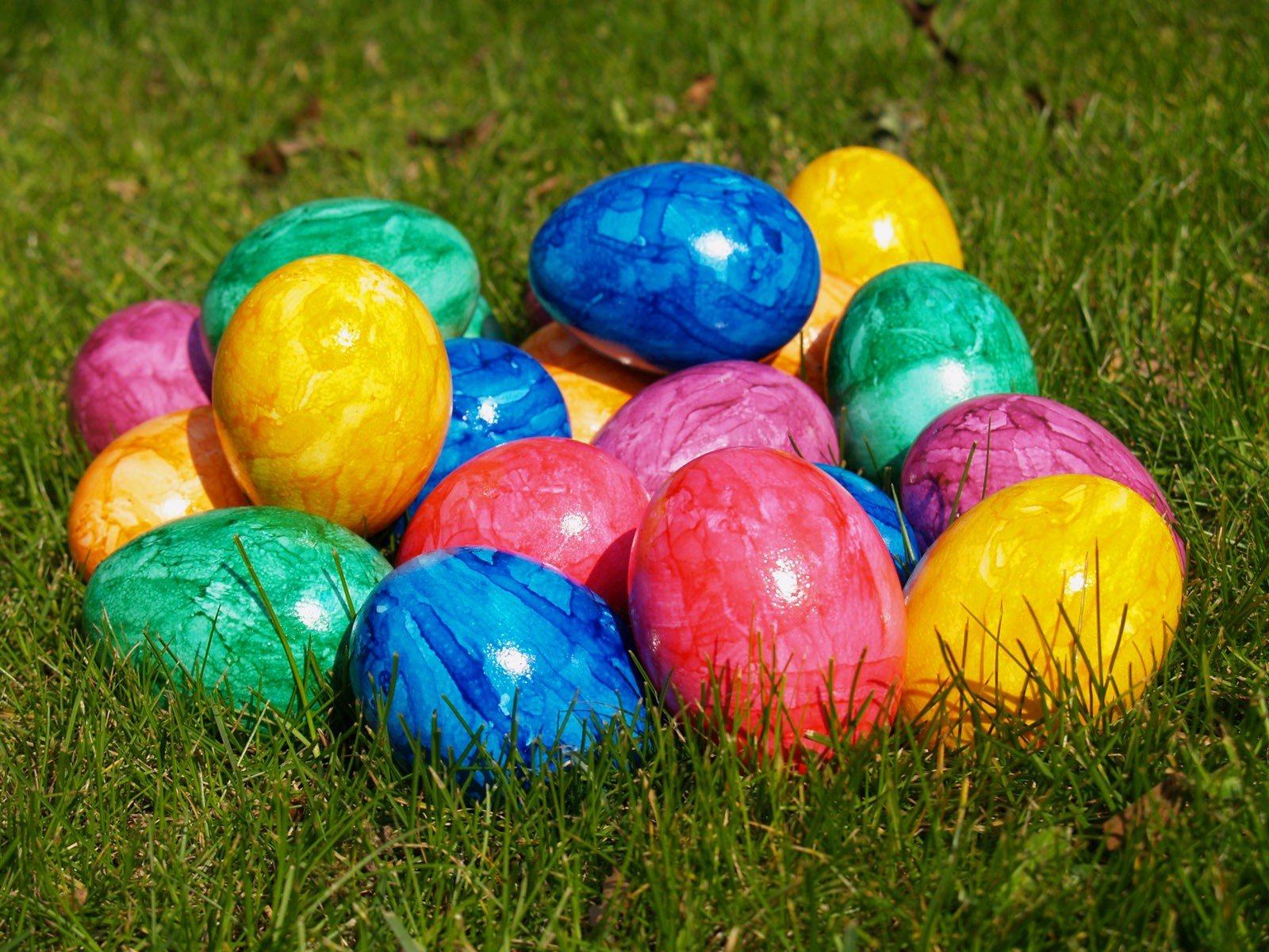 eier ostern bunt