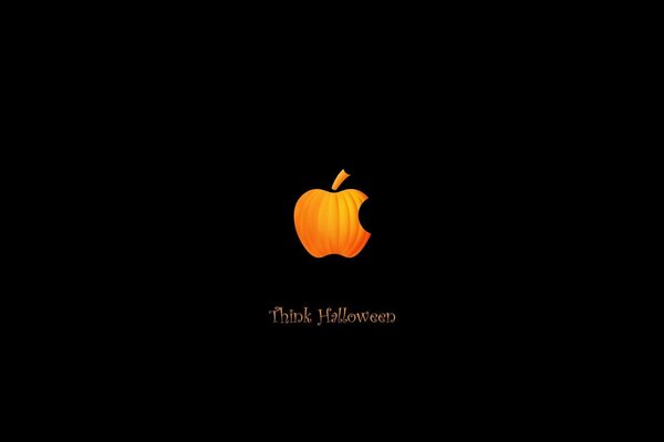 Signo de Apple en forma de calabaza