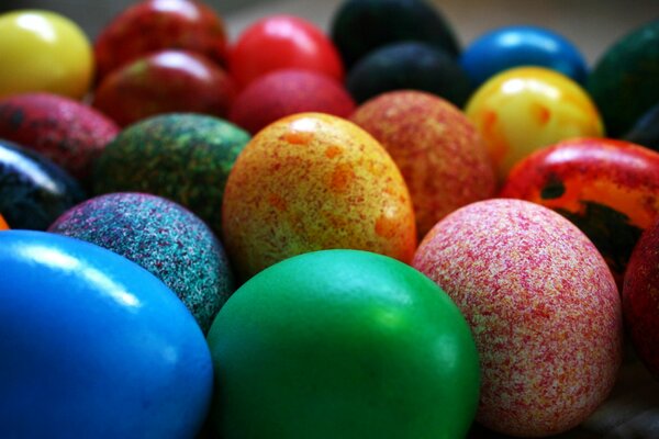 Uova di Pasqua. Pasqua. Multicolori