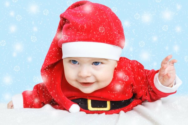 Neues Jahr Baby Santa