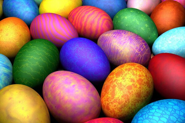 Papel pintado colorido de los huevos de Pascua
