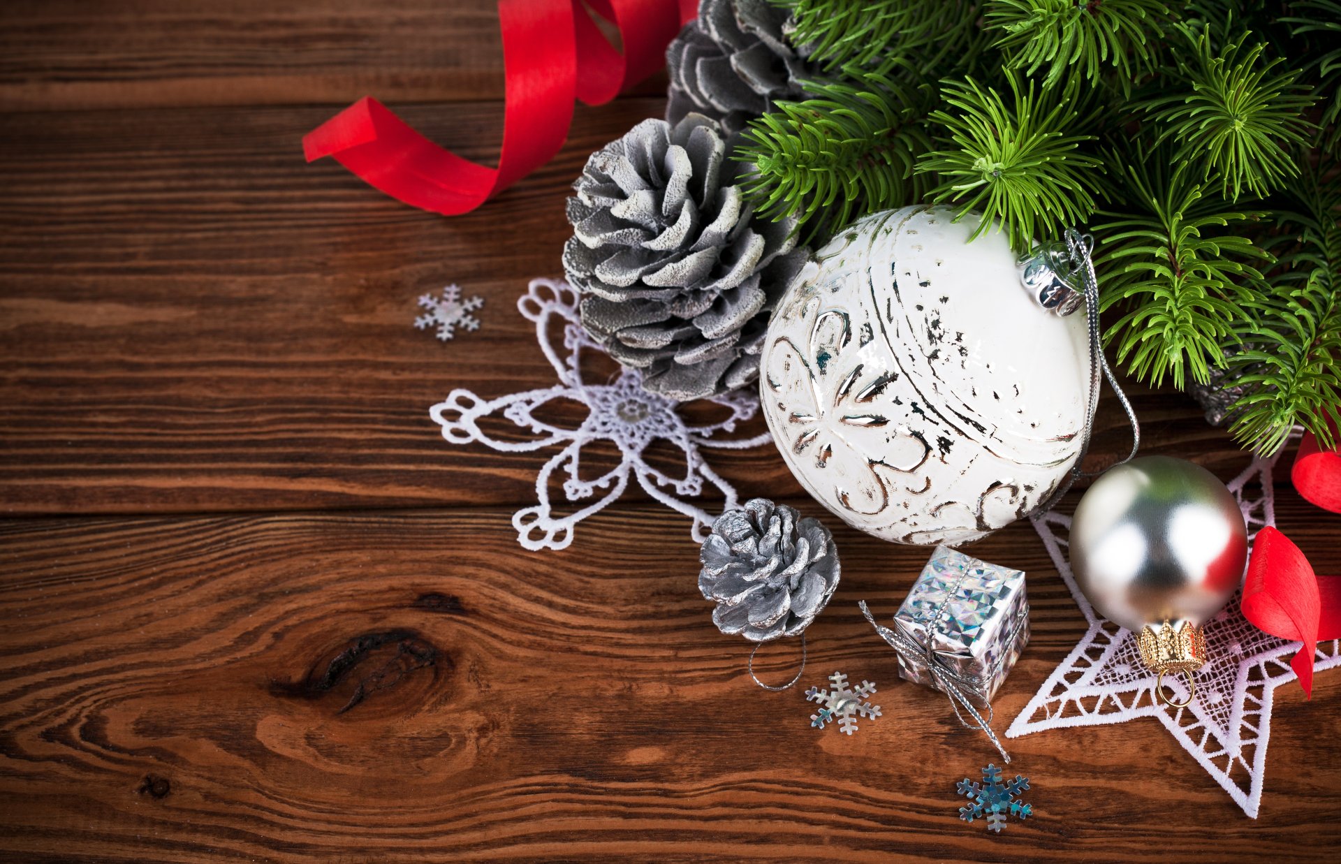 feliz navidad decoración árbol año nuevo bolas