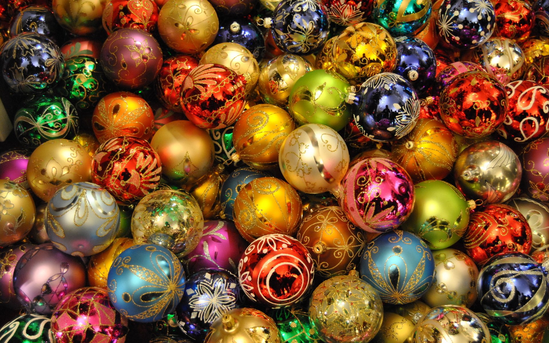 christmas new year bulbs decoration toys texture