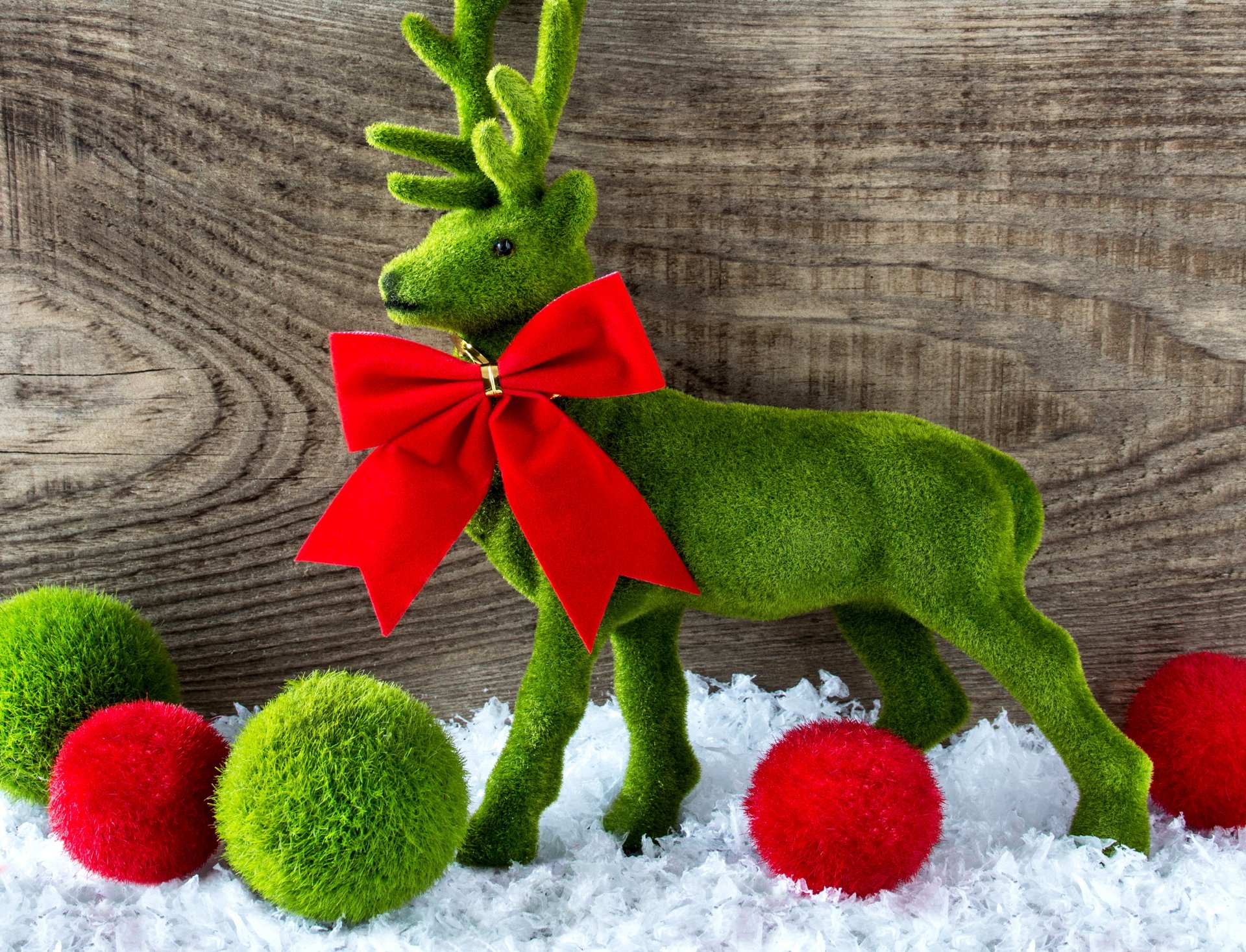 feliz navidad decoración año nuevo ciervos nieve bolas