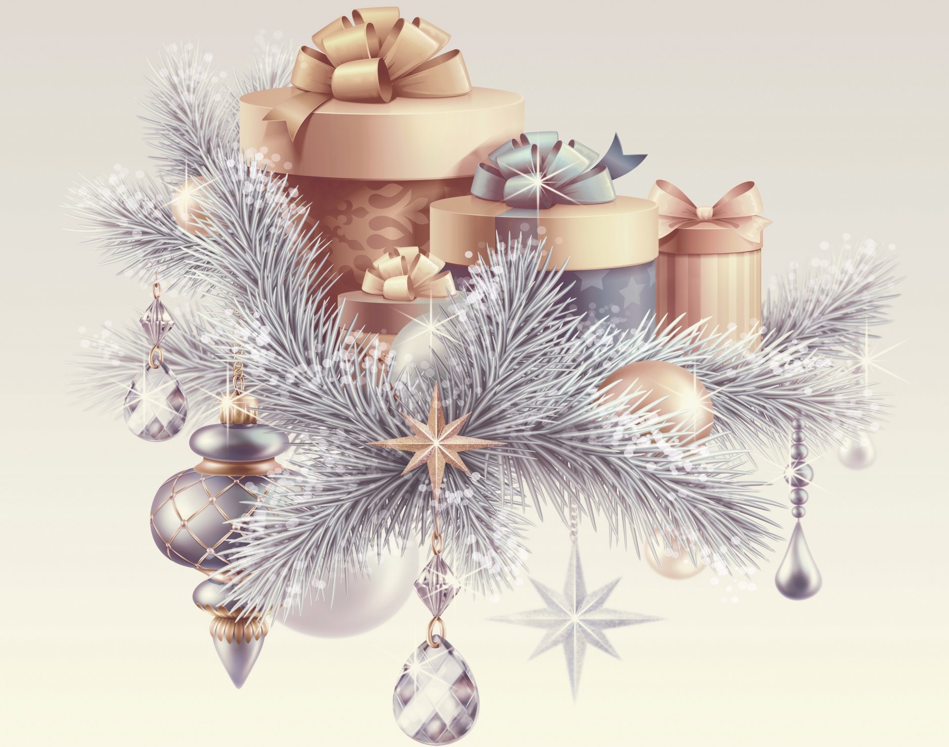 gifts new year 2015 art decoration positive