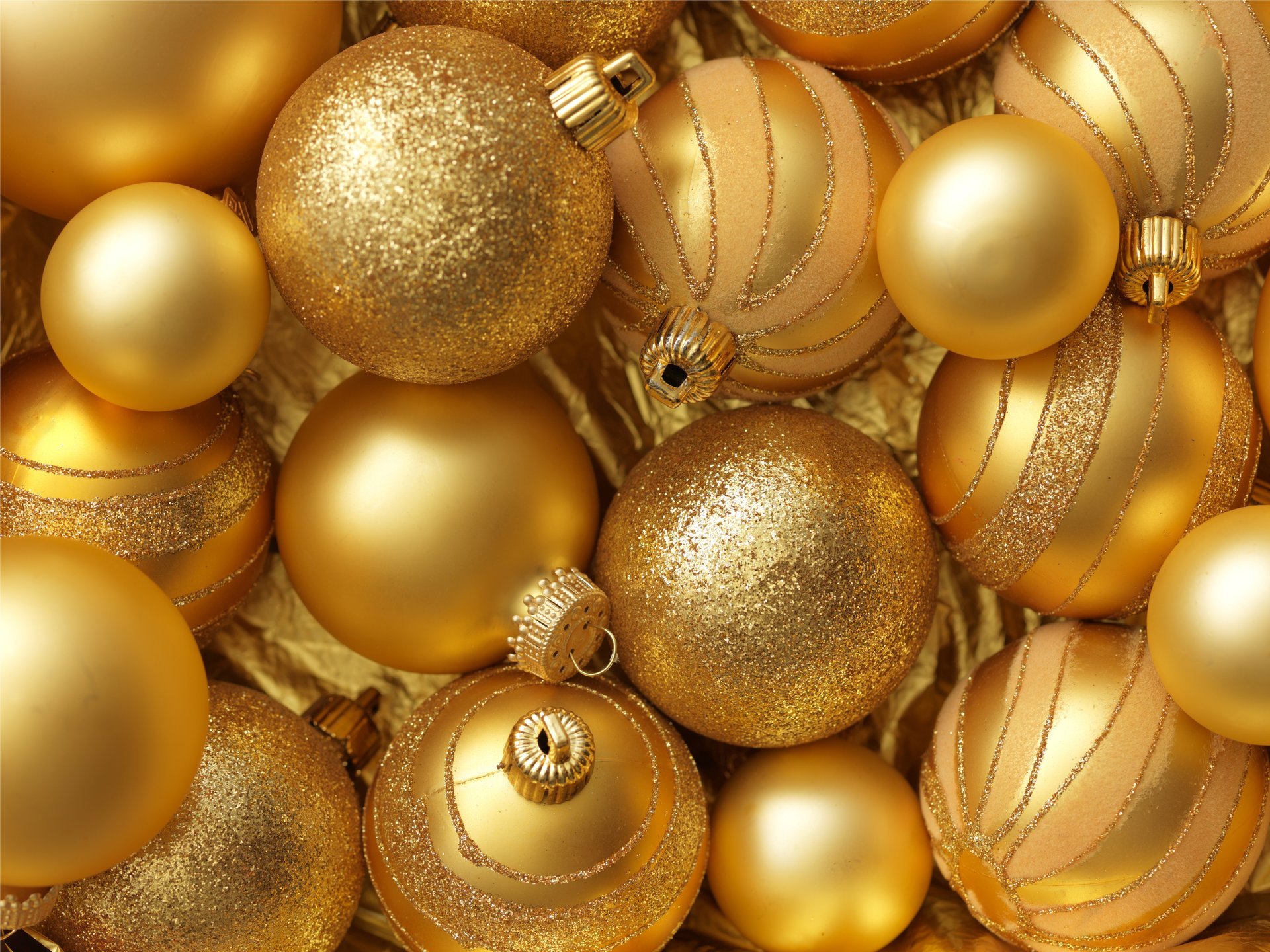 merry christmas gold decorations balls new year golden ball