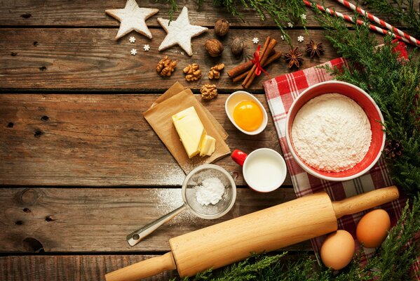 Kochen am Vorabend des neuen Jahres