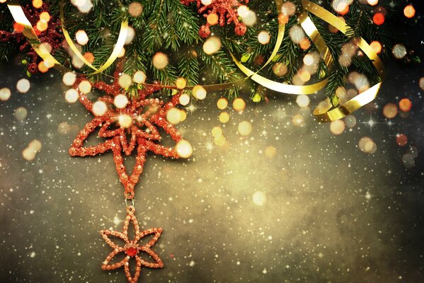 Albero di Natale di vacanza decorazione stelle