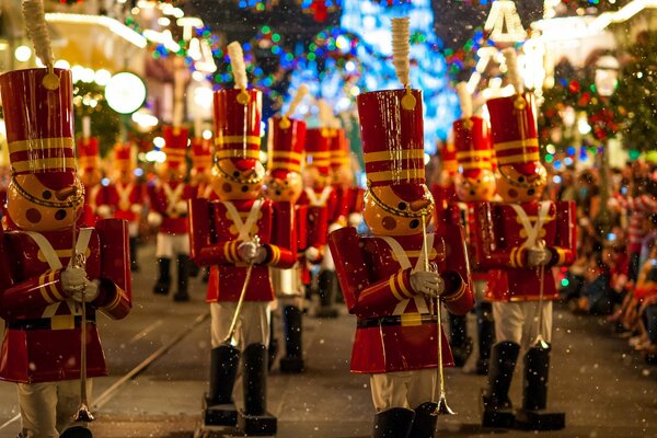 Zinnsoldatenparade für das neue Jahr