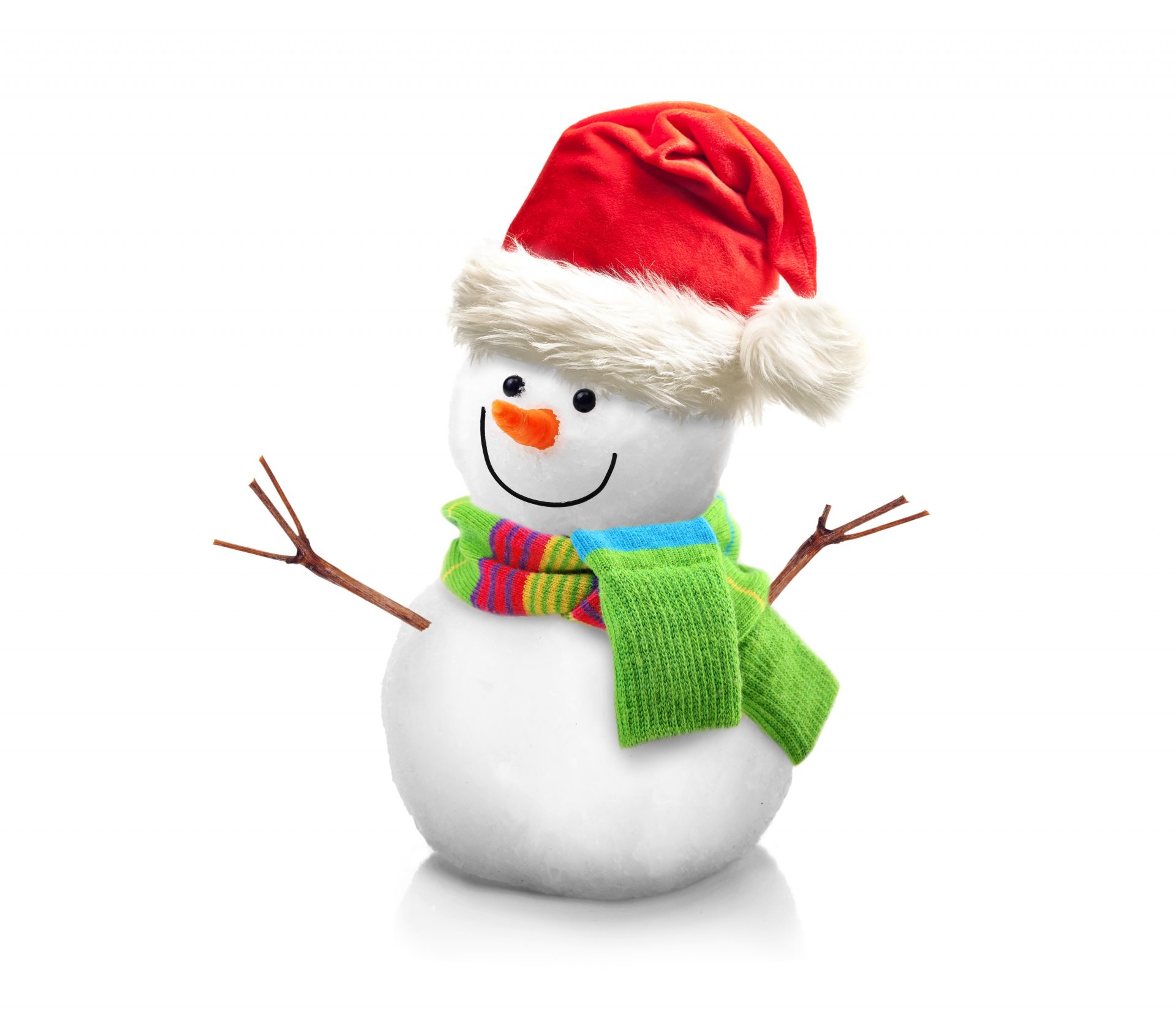 bonhomme de neige 3d noël nouvel an chapeau de père noël