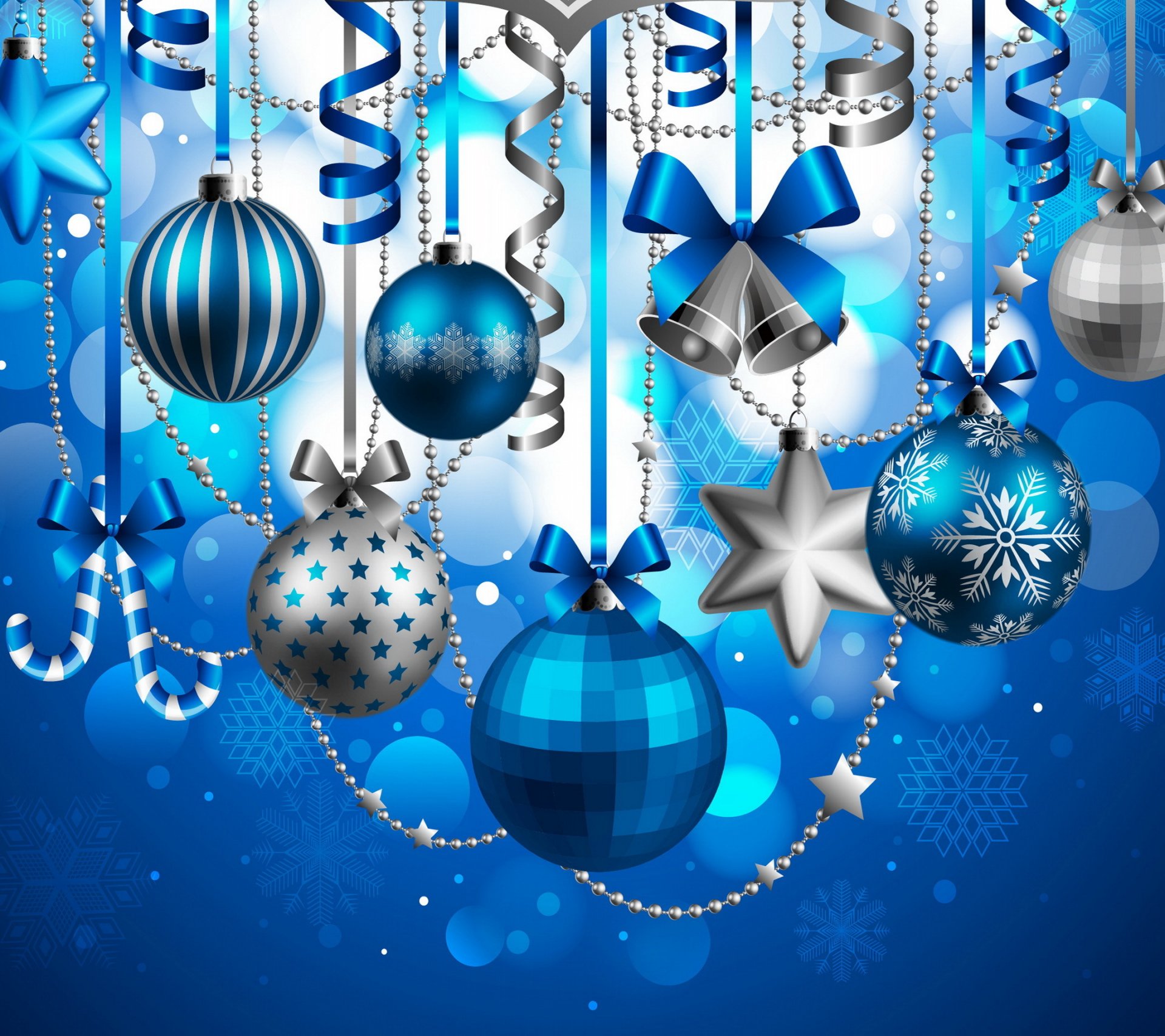 christmas new year decorations balloons blue balloon