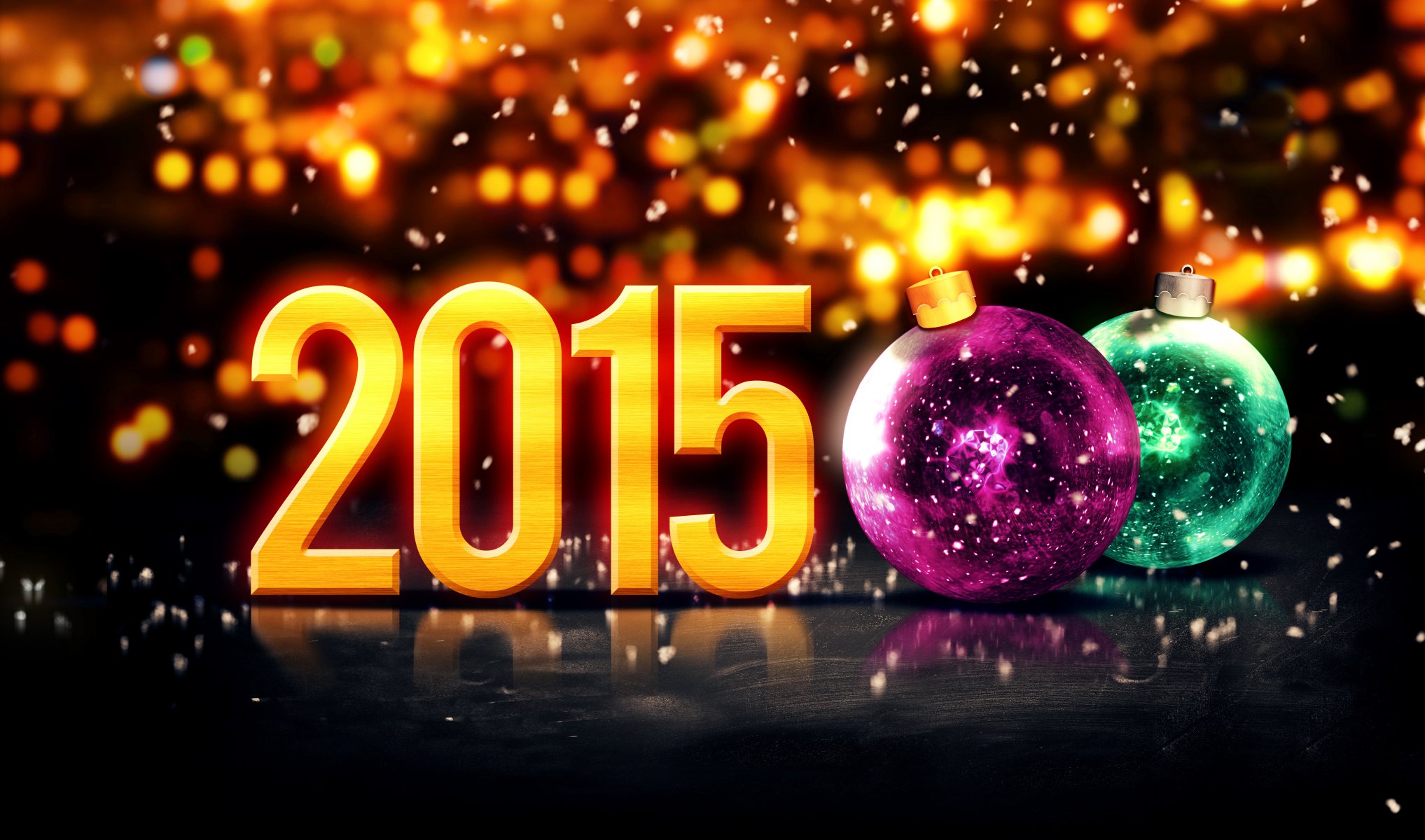 happy new year balls 2015