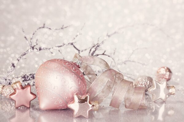 Pink Balloons Holiday Decorations