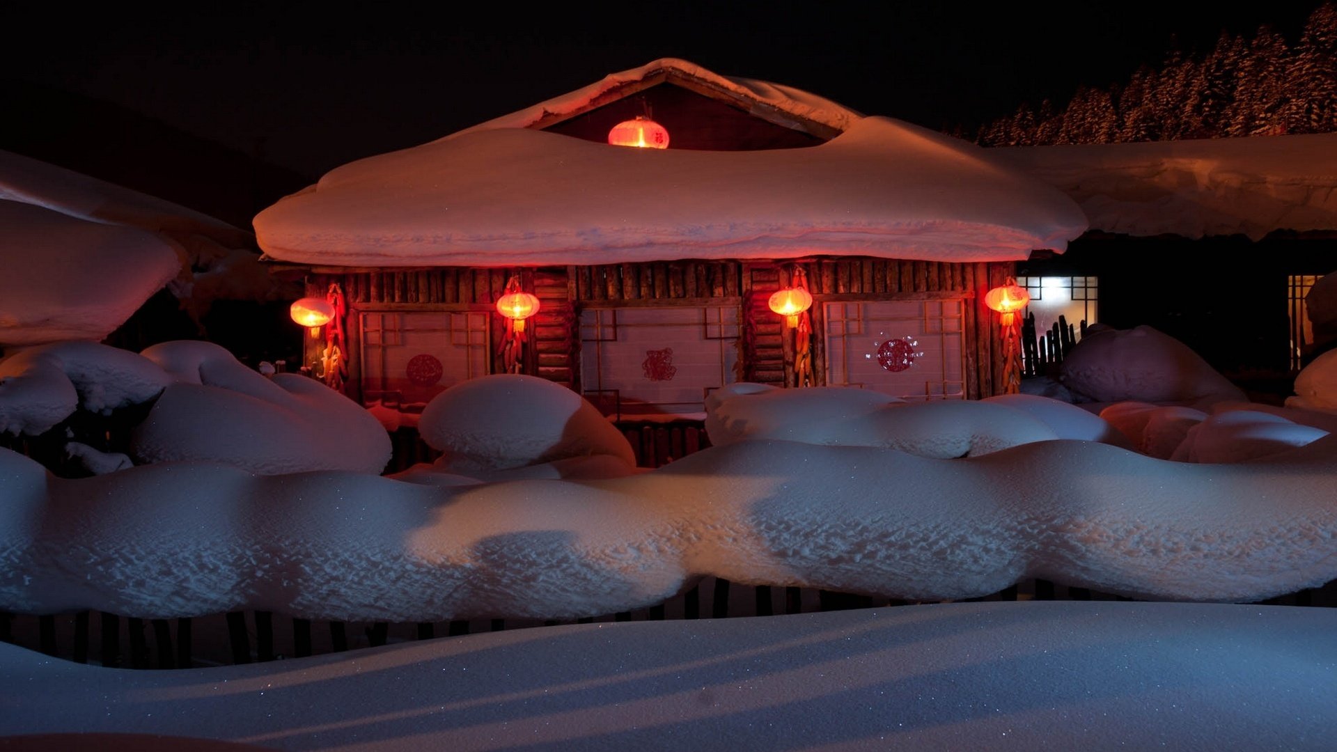 new year snow year 2014 holiday house lamp