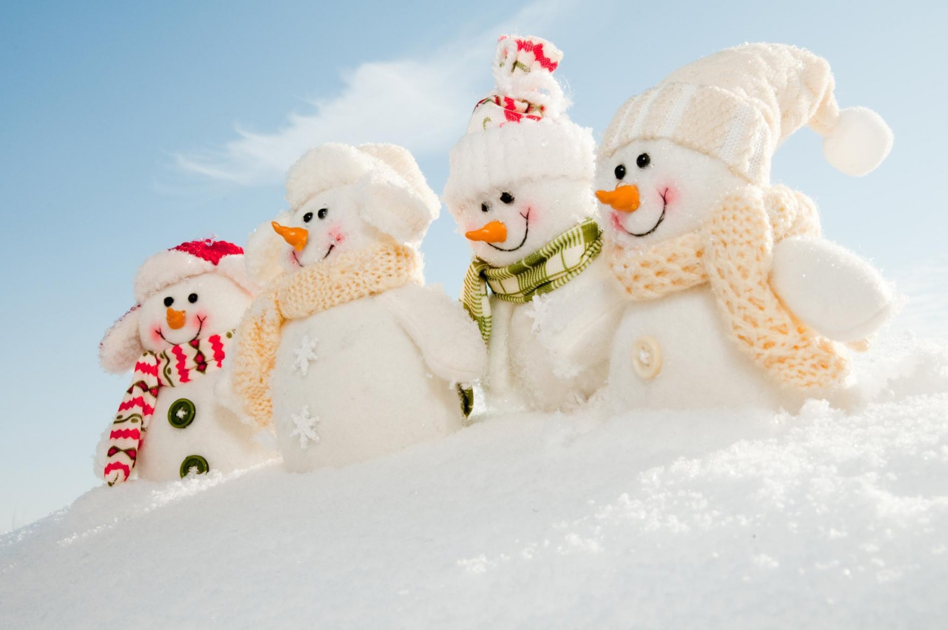 winter snow snowman hat