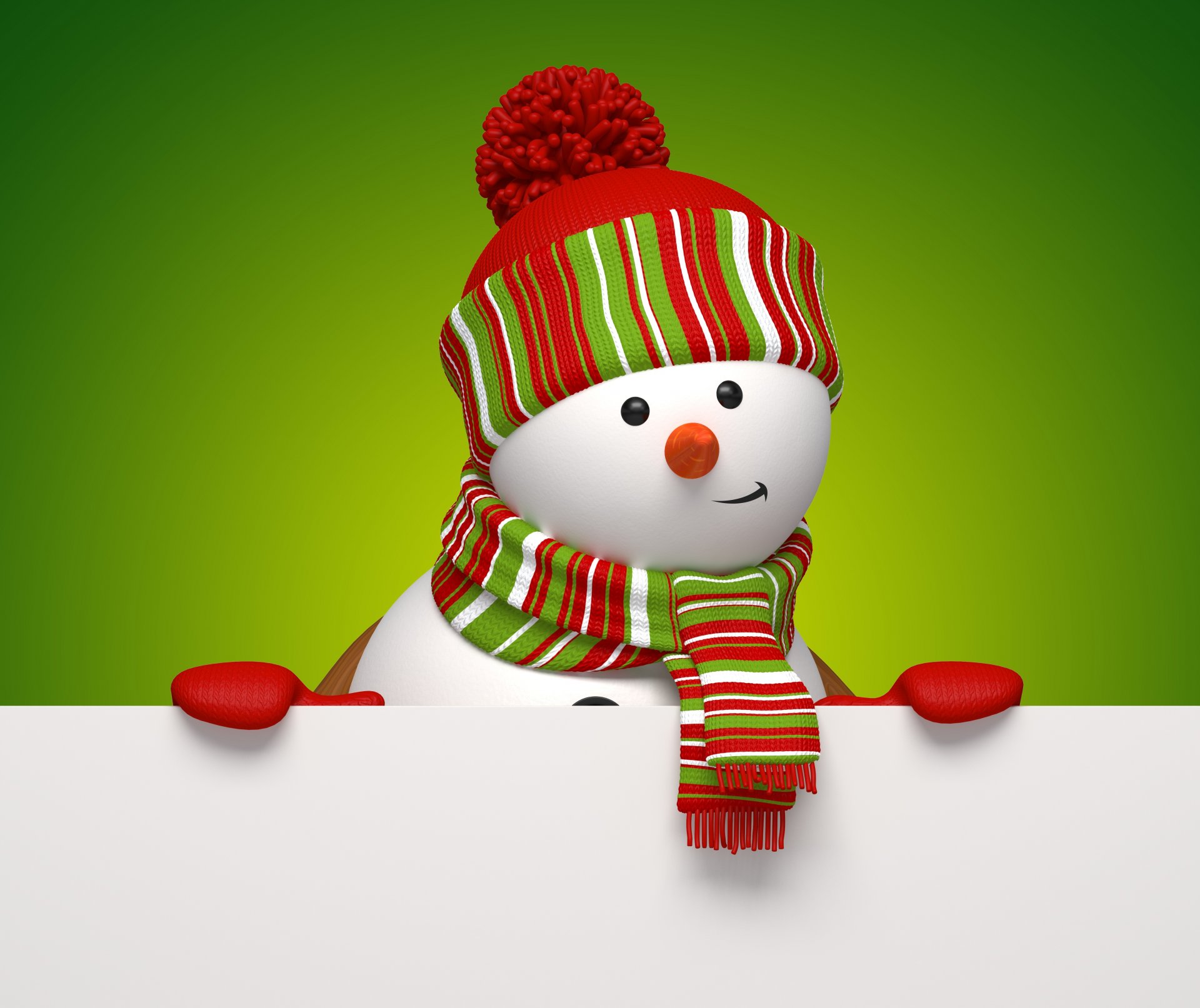 bonhomme de neige 3d bannière noël nouvel an